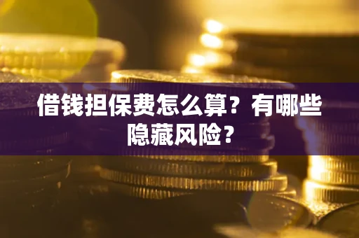 武汉借钱担保费怎么算？有哪些隐藏风险？