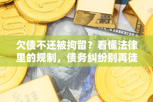 武汉欠债不还被拘留？看懂法律里的规制，债务纠纷别再徒劳奔波