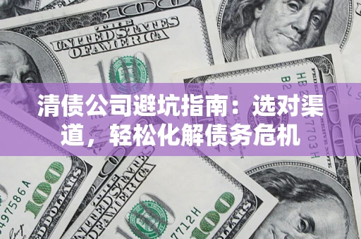武汉清债公司避坑指南：选对渠道，轻松化解债务危机