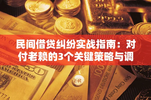 武汉民间借贷纠纷实战指南：对付老赖的3个关键策略与调解盲区解析