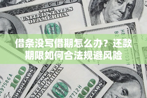武汉借条没写借期怎么办？还款期限如何合法规避风险